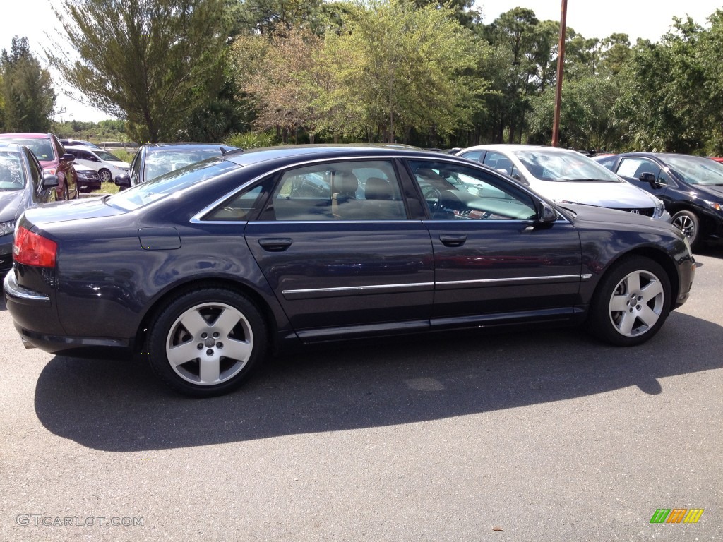 2004 A8 L 4.2 quattro - Oyster Grey Metallic / Amaretto photo #3