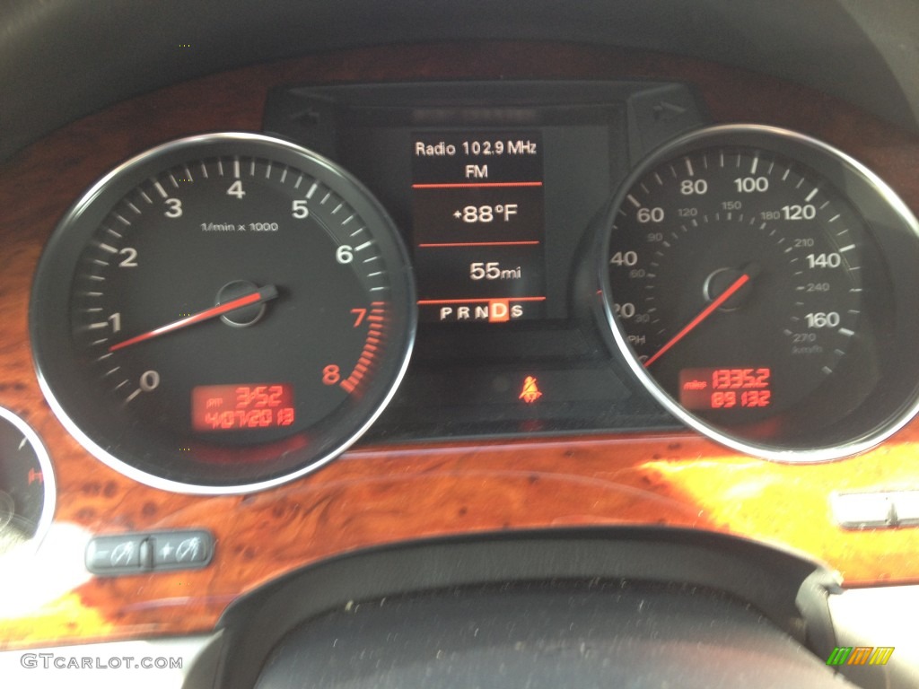 2004 A8 L 4.2 quattro - Oyster Grey Metallic / Amaretto photo #12