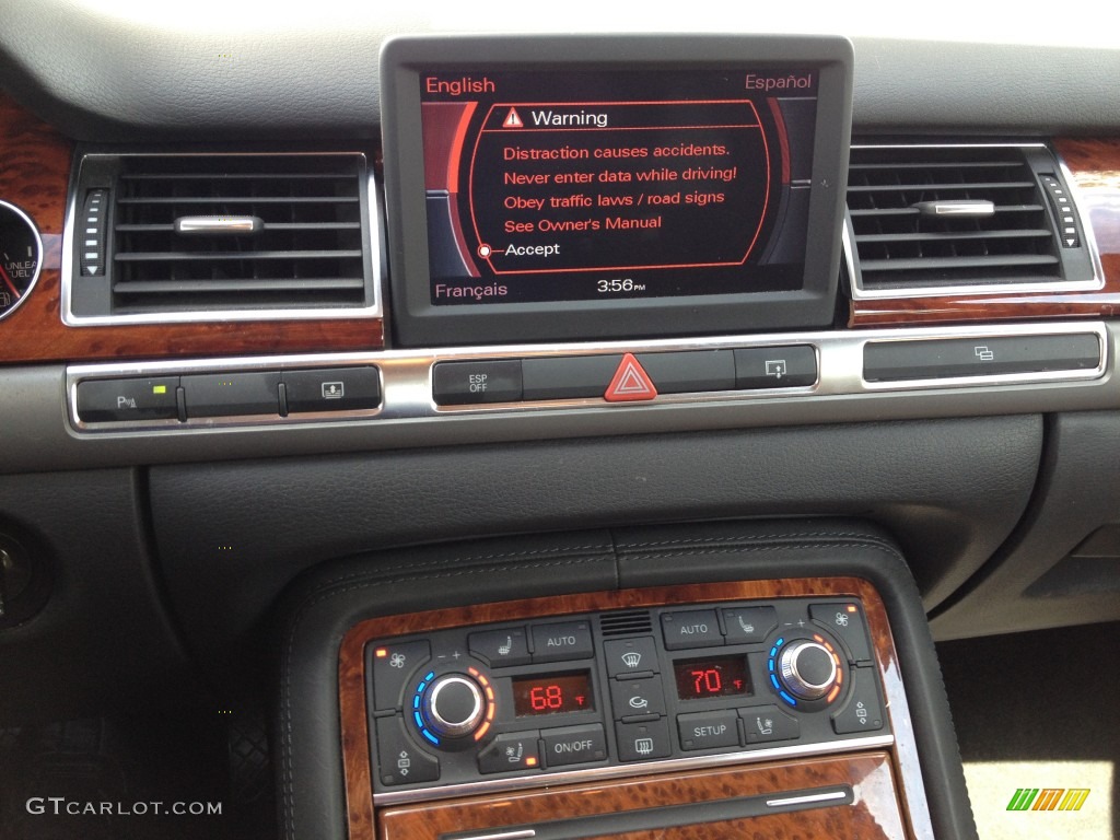 2004 A8 L 4.2 quattro - Oyster Grey Metallic / Amaretto photo #13