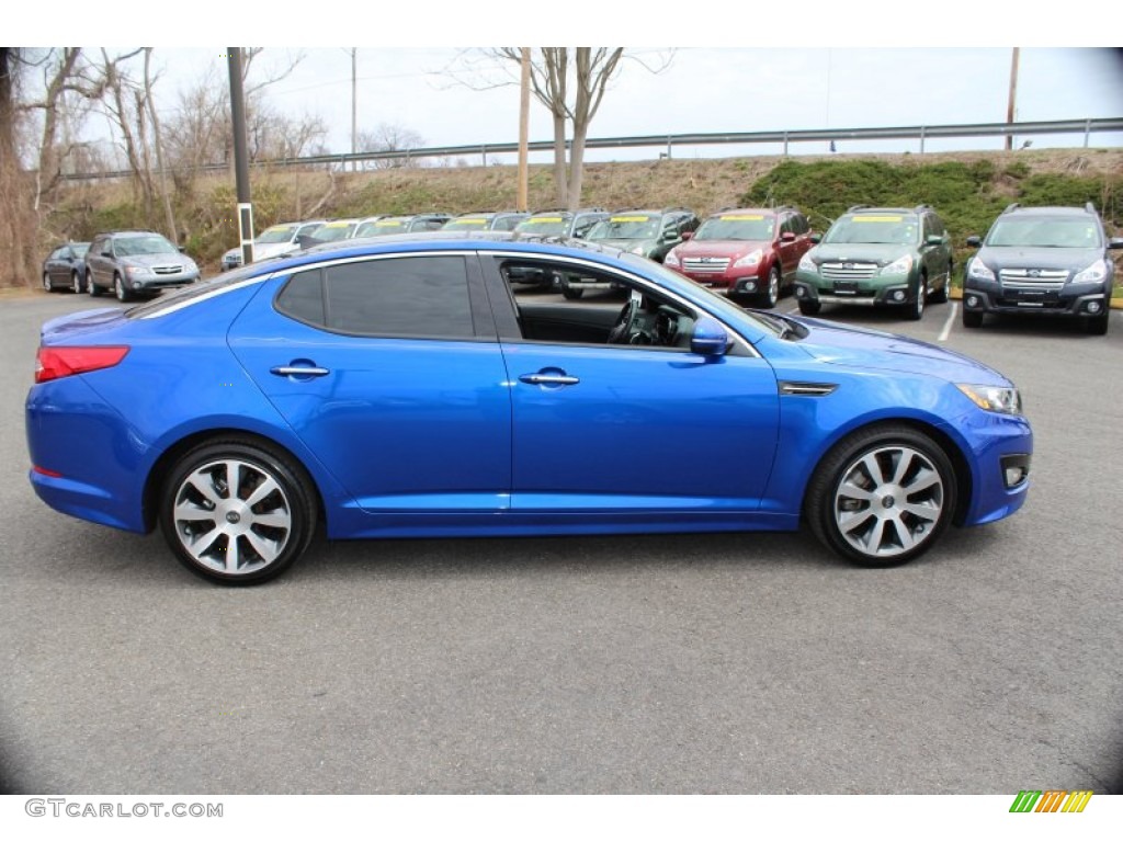 2012 Optima SX - Corsa Blue / Black photo #4