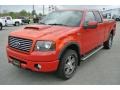 Bright Red 2008 Ford F150 FX4 SuperCab 4x4