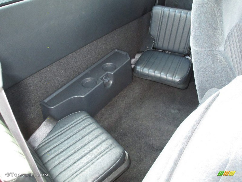 Graphite Interior 1998 Chevrolet S10 LS Extended Cab Photo #80052584