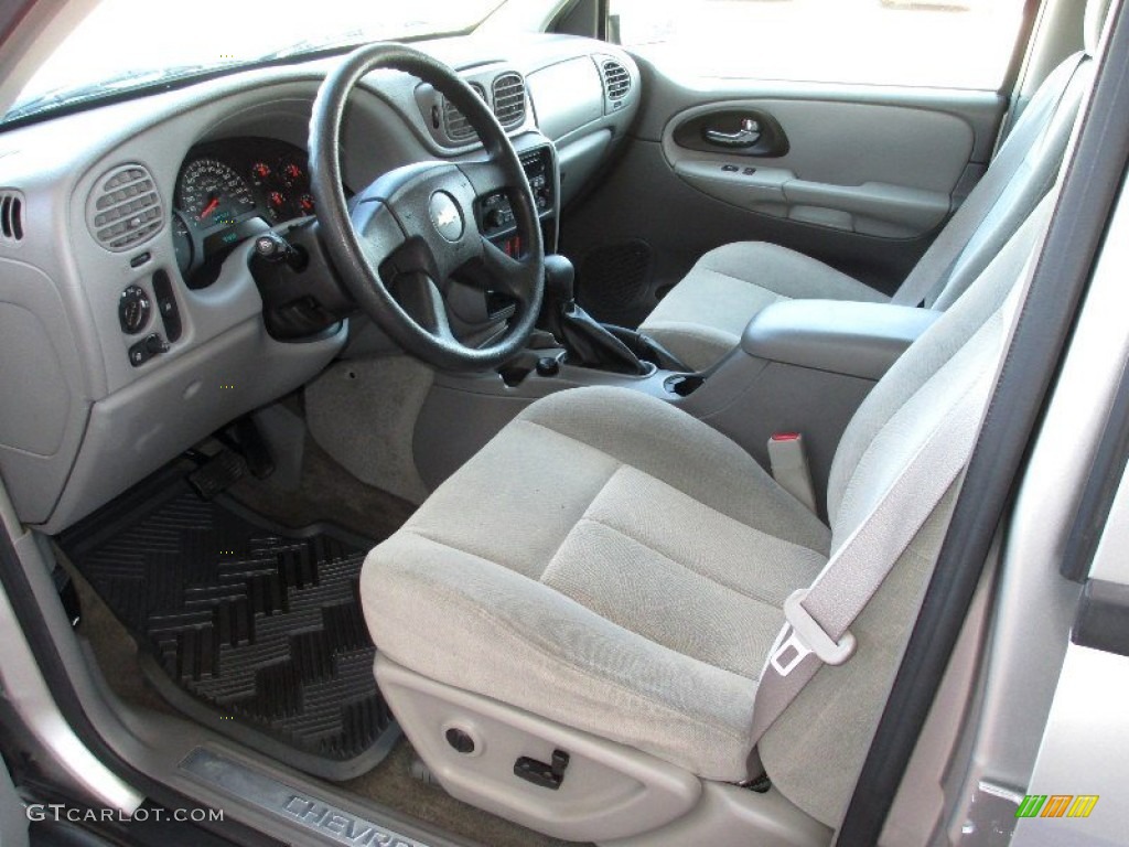 2005 TrailBlazer EXT LS 4x4 - Silverstone Metallic / Light Gray photo #19