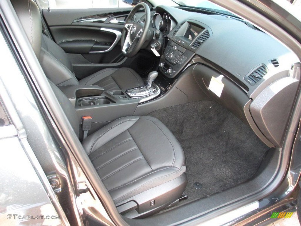 Ebony Interior 2013 Buick Regal Standard Regal Model Photo #80054645