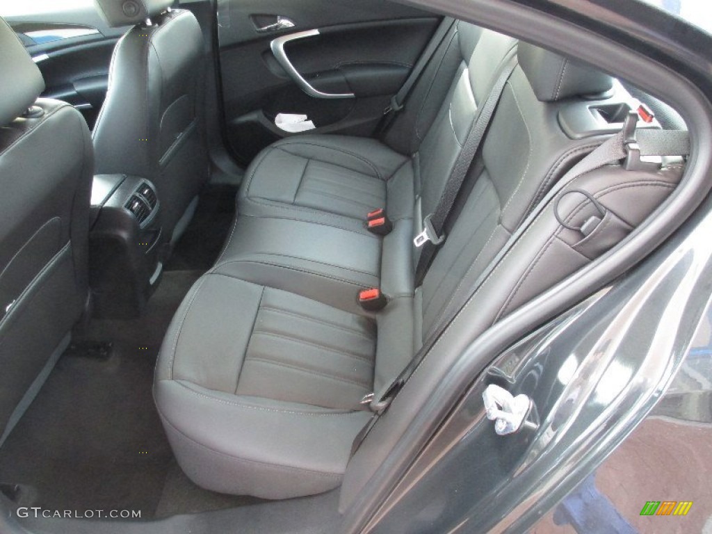 Ebony Interior 2013 Buick Regal Standard Regal Model Photo #80054862