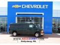 2013 Dark Green Metallic Chevrolet Express LT 1500 Passenger Van  photo #1