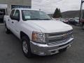 2013 Summit White Chevrolet Silverado 1500 LT Crew Cab 4x4  photo #2