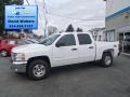 2013 Summit White Chevrolet Silverado 1500 LT Crew Cab 4x4  photo #6