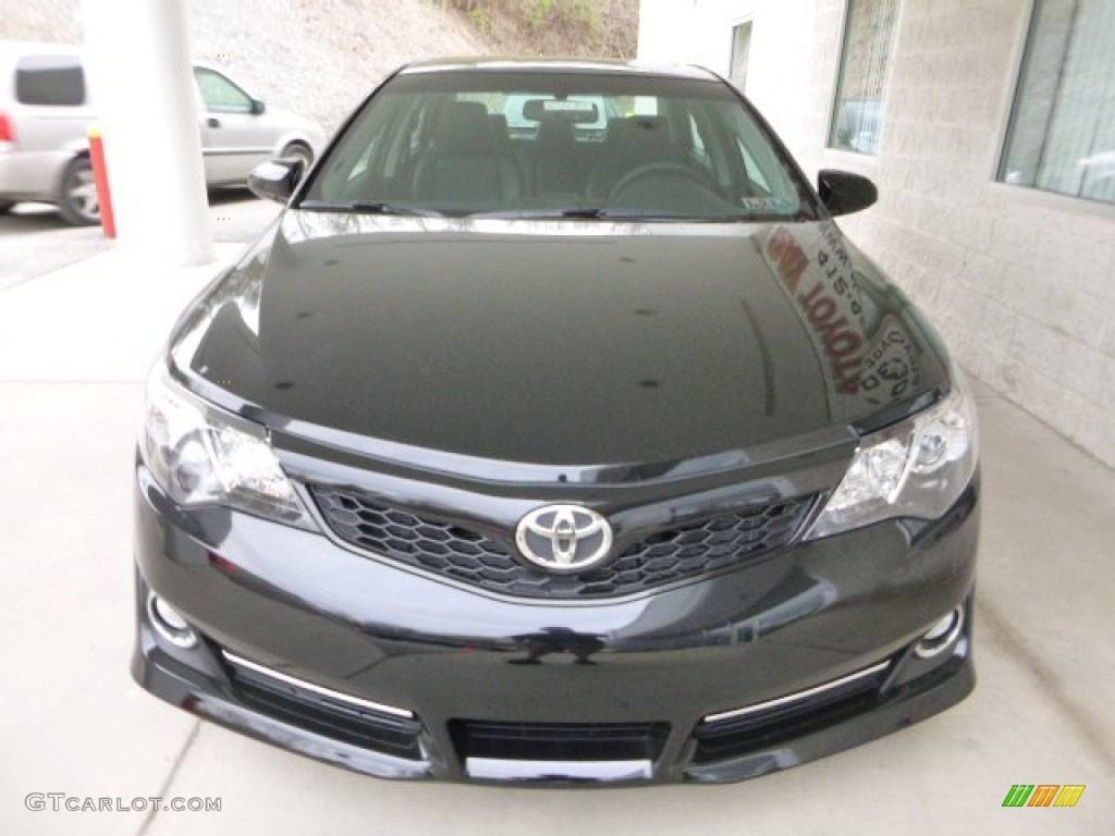 2013 Camry SE V6 - Attitude Black Metallic / Black photo #6
