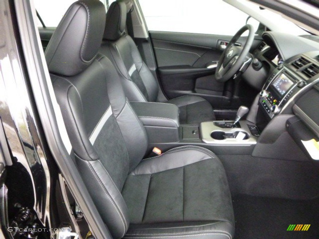 2013 Camry SE V6 - Attitude Black Metallic / Black photo #9