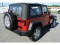 2011 Flame Red Jeep Wrangler Sport S 4x4  photo #5