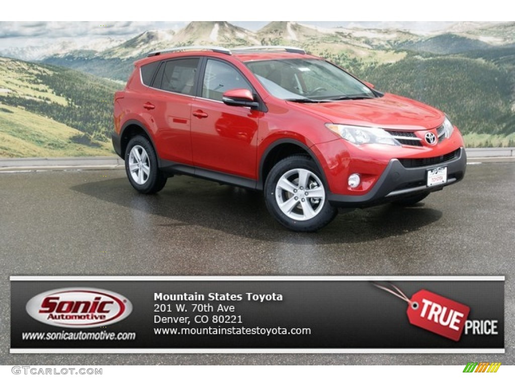 2013 RAV4 XLE AWD - Barcelona Red Metallic / Black photo #1