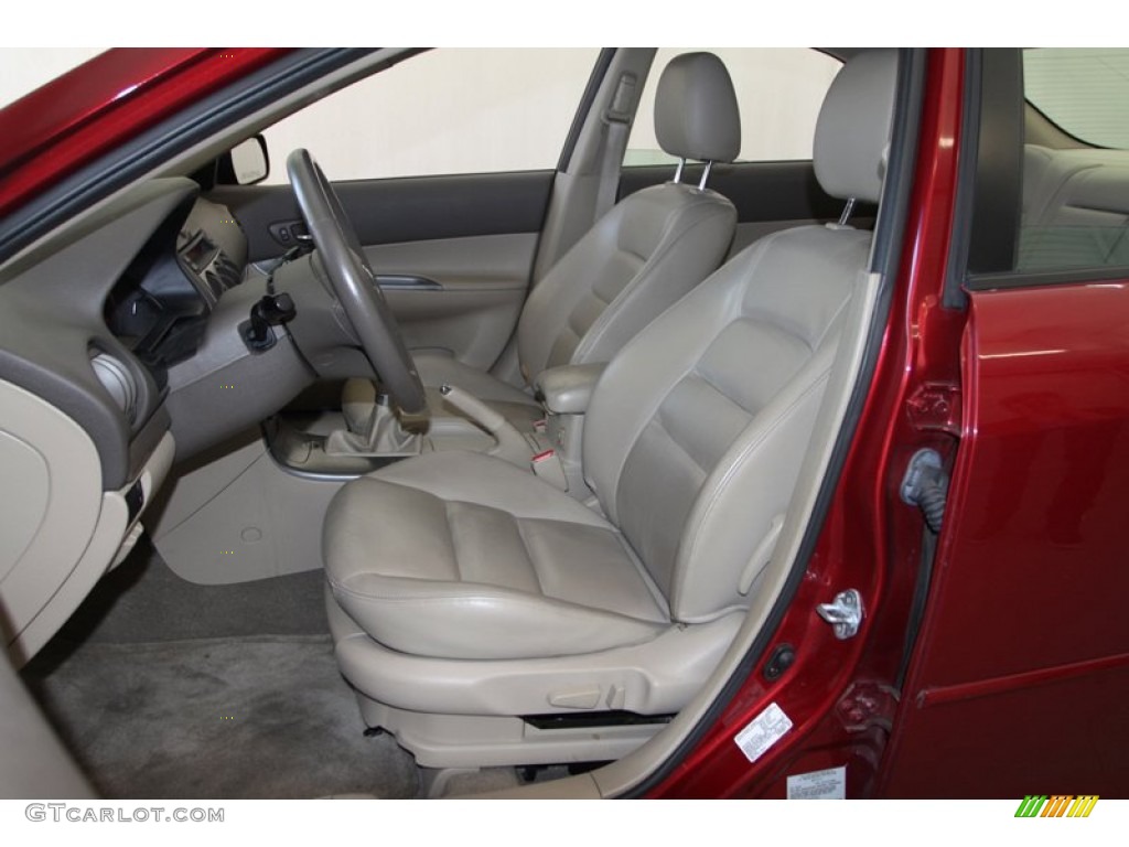 Gray Interior 2004 Mazda MAZDA6 s Sport Sedan Photo #80057025