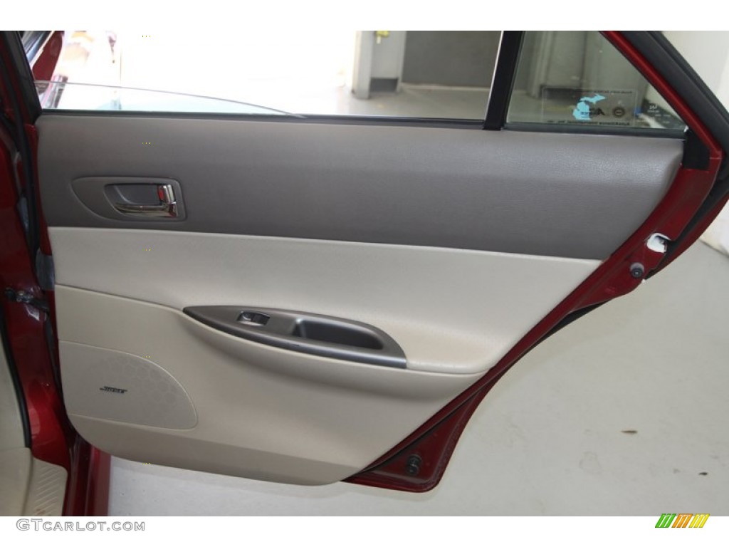 2004 Mazda MAZDA6 s Sport Sedan Gray Door Panel Photo #80057296