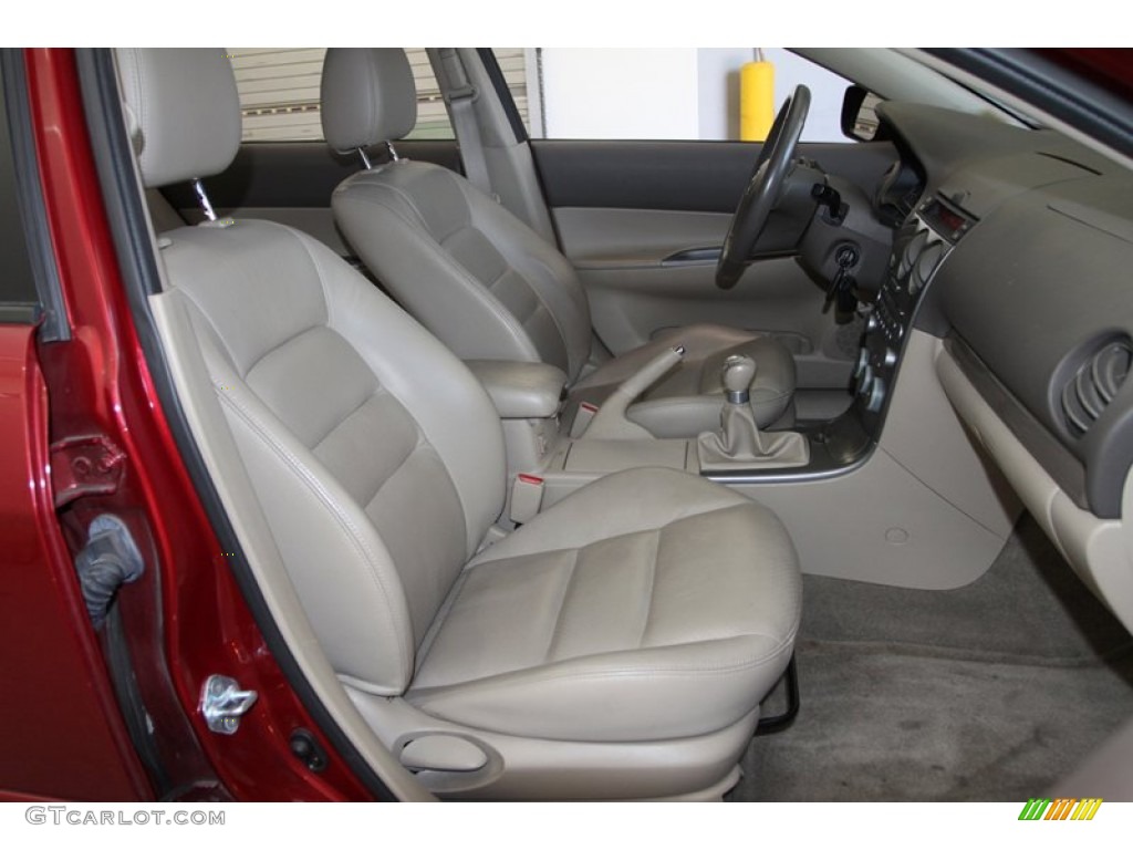 Gray Interior 2004 Mazda MAZDA6 s Sport Sedan Photo #80057339