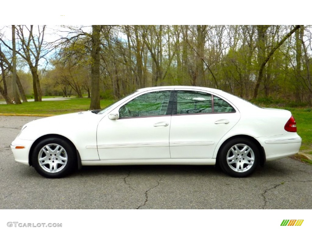 Alabaster White 2003 Mercedes-Benz E 320 Sedan Exterior Photo #80057540