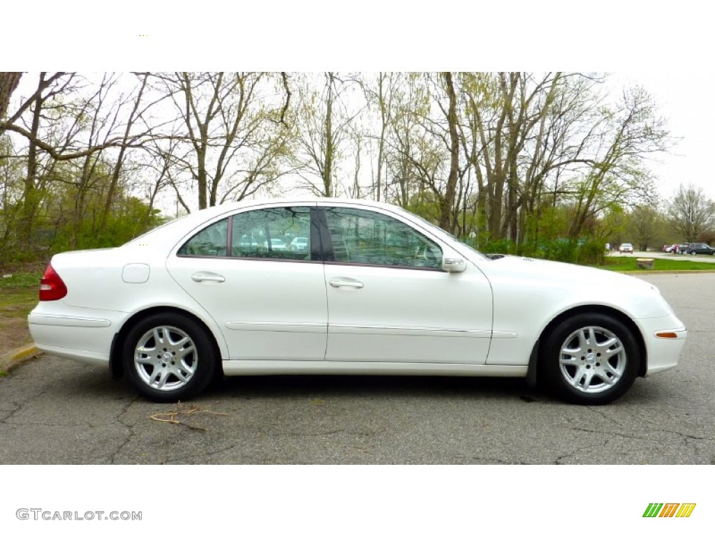 Alabaster White 2003 Mercedes-Benz E 320 Sedan Exterior Photo #80057627