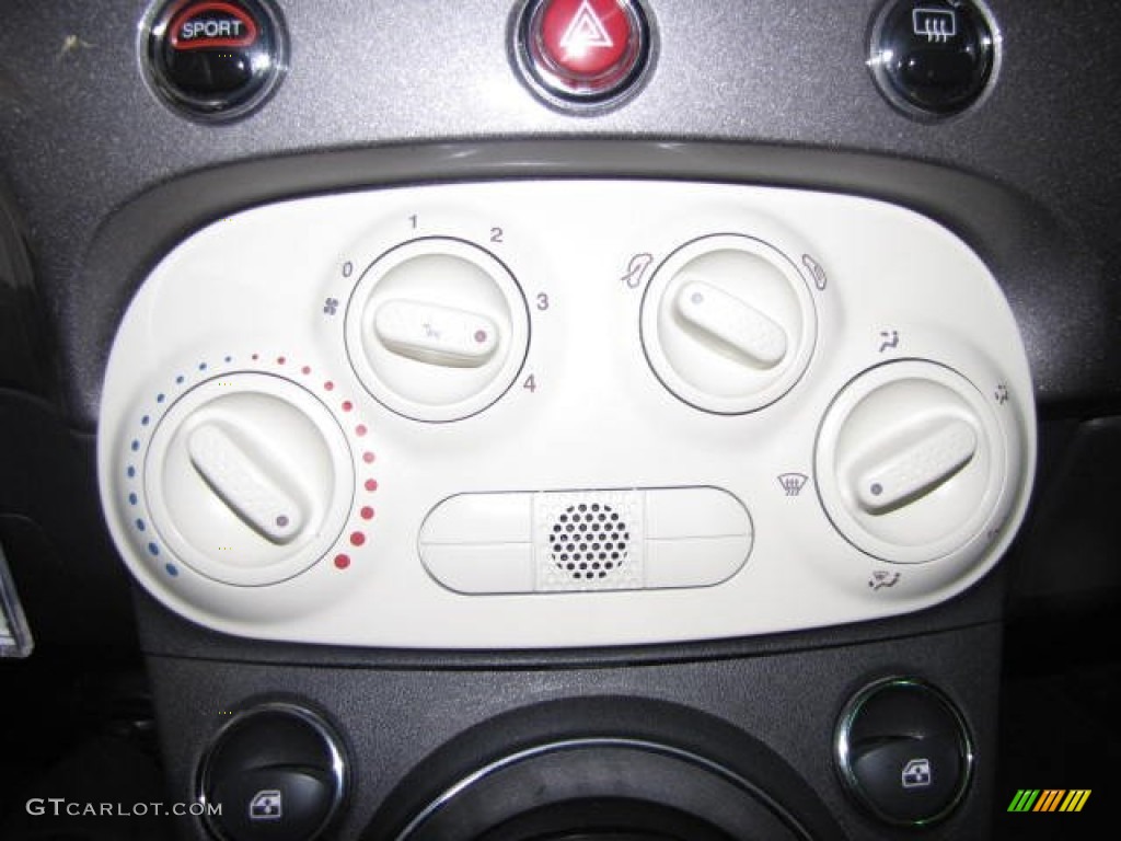 2012 Fiat 500 Pop Controls Photo #80057798