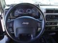 2006 Jeep Wrangler Dark Slate Gray Interior Steering Wheel Photo