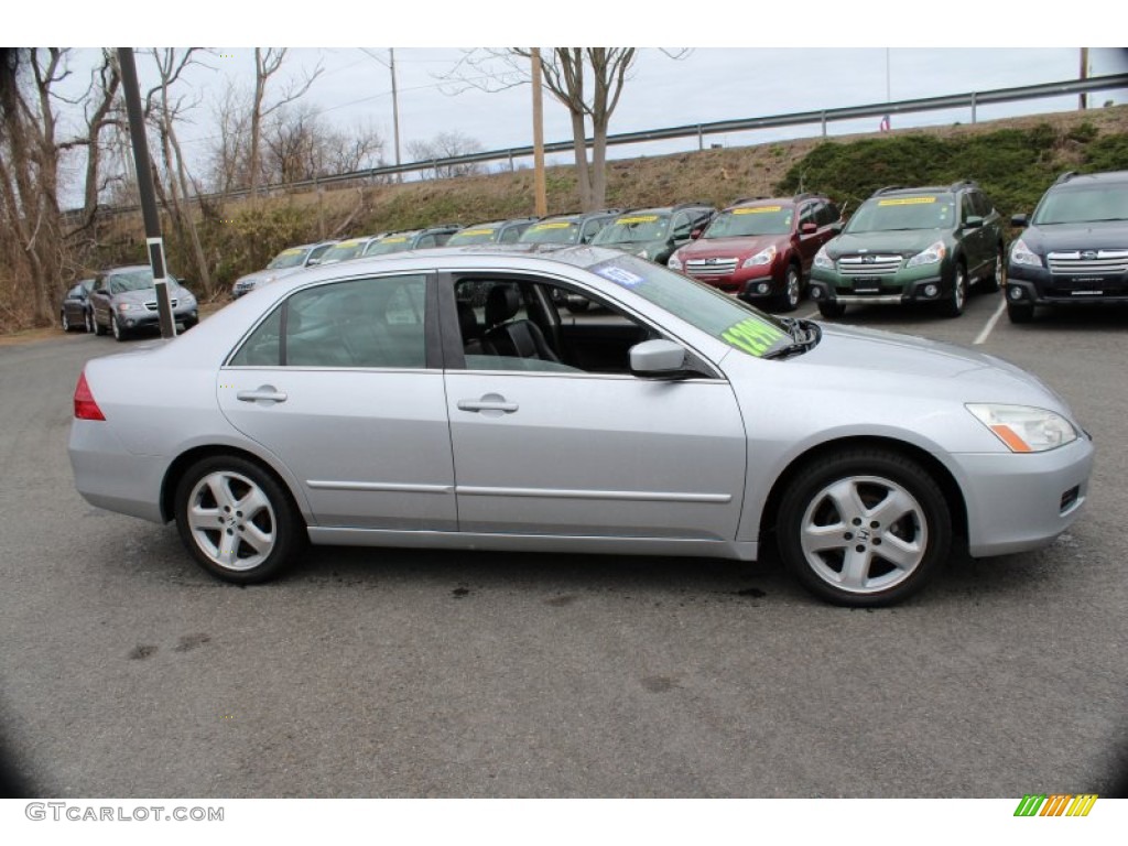 Alabaster Silver Metallic 2007 Honda Accord EX-L V6 Sedan Exterior Photo #80059403