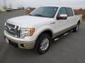 2010 White Platinum Metallic Tri Coat Ford F150 Lariat SuperCrew 4x4  photo #1