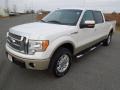 White Platinum Metallic Tri Coat - F150 Lariat SuperCrew 4x4 Photo No. 1