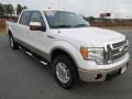 2010 White Platinum Metallic Tri Coat Ford F150 Lariat SuperCrew 4x4  photo #2