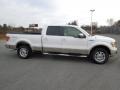 White Platinum Metallic Tri Coat - F150 Lariat SuperCrew 4x4 Photo No. 3