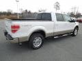 White Platinum Metallic Tri Coat - F150 Lariat SuperCrew 4x4 Photo No. 4