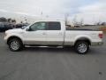 White Platinum Metallic Tri Coat - F150 Lariat SuperCrew 4x4 Photo No. 6