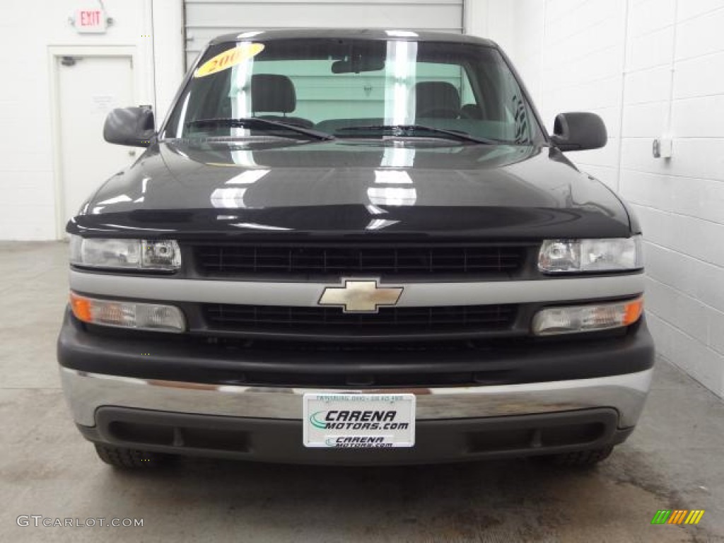 2002 Silverado 1500 Work Truck Regular Cab - Medium Charcoal Gray Metallic / Graphite Gray photo #12