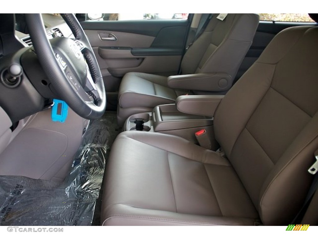 Truffle Interior 2013 Honda Odyssey Touring Elite Photo #80060708
