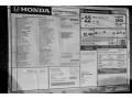 2013 Honda Odyssey Touring Elite Window Sticker