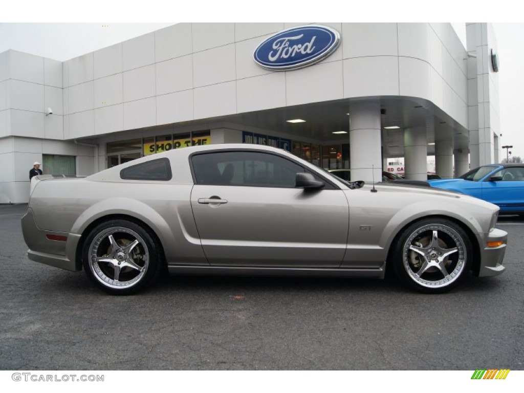 2008 Mustang GT Premium Coupe - Vapor Silver Metallic / Dark Charcoal photo #1