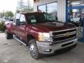 Deep Ruby Metallic 2013 Chevrolet Silverado 3500HD LT Crew Cab 4x4 Dually