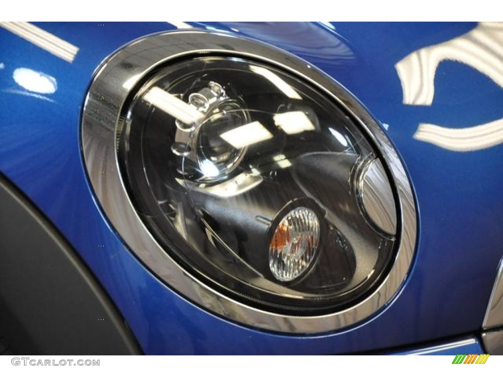 2013 Cooper S Coupe - Lightning Blue Metallic / Carbon Black photo #5