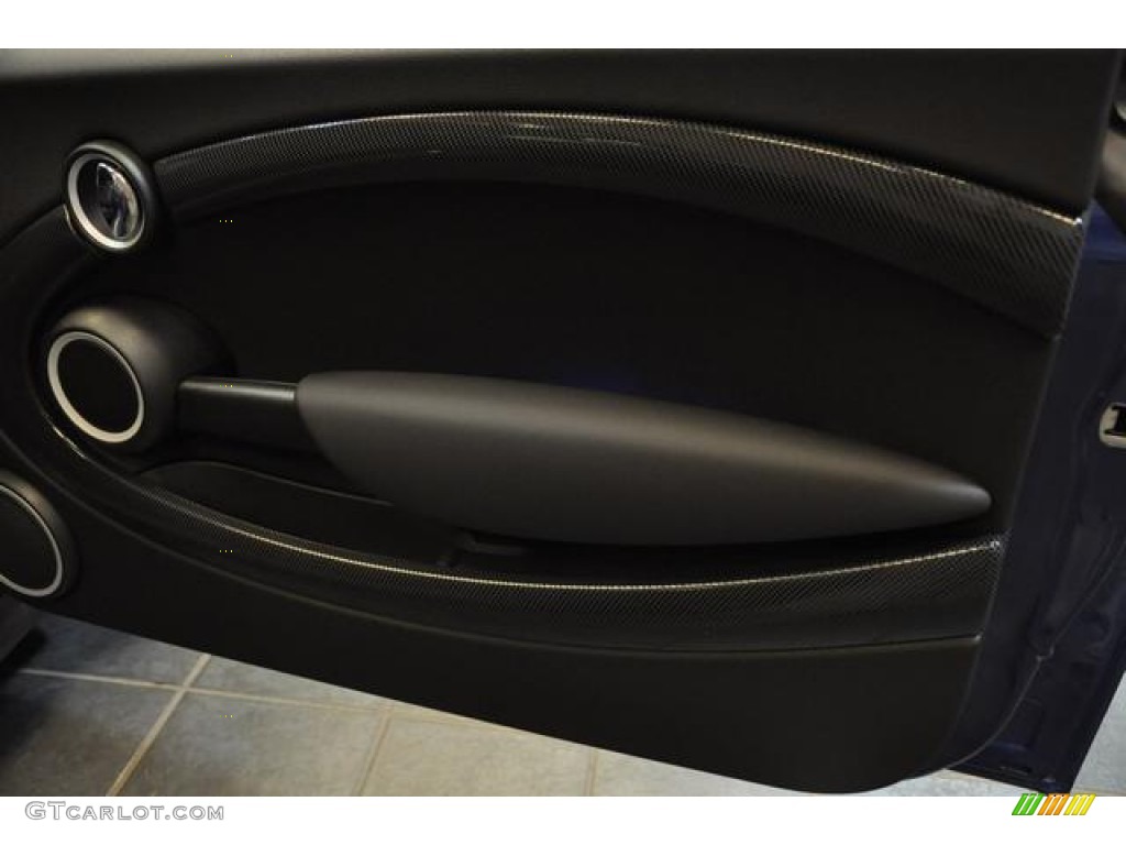 2013 Cooper S Coupe - Lightning Blue Metallic / Carbon Black photo #8