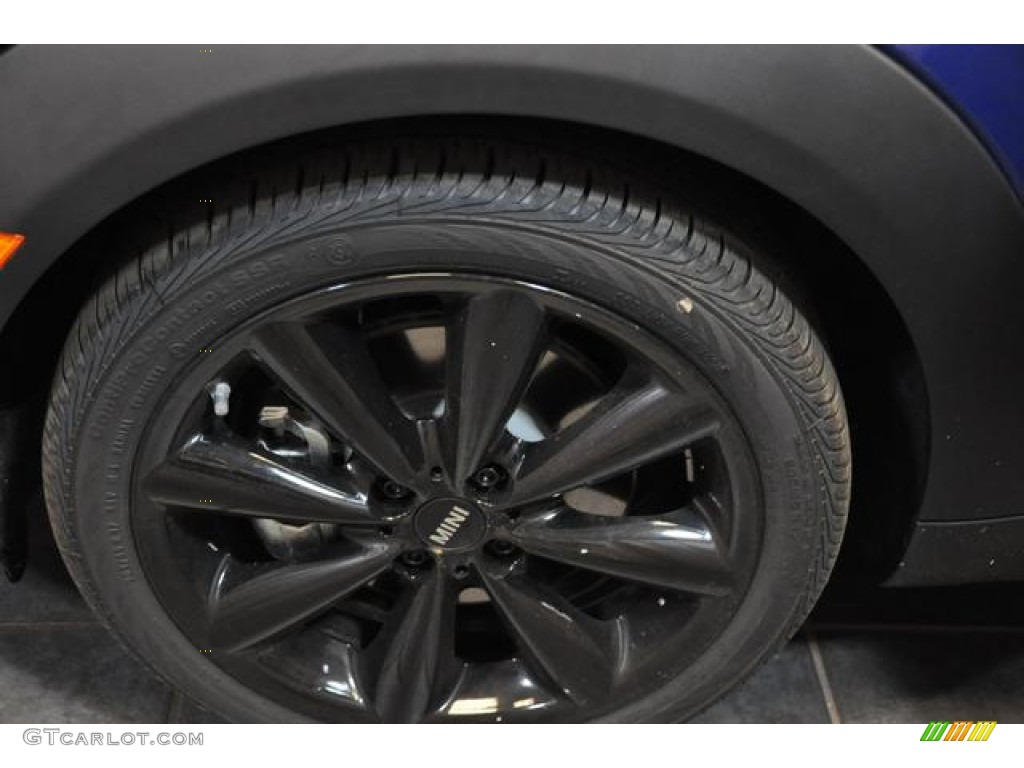 2013 Cooper S Coupe - Lightning Blue Metallic / Carbon Black photo #22