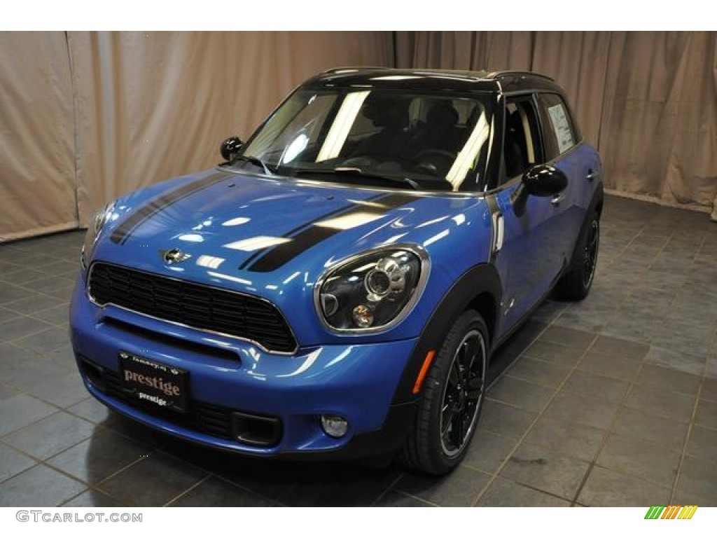 True Blue Metallic Mini Cooper