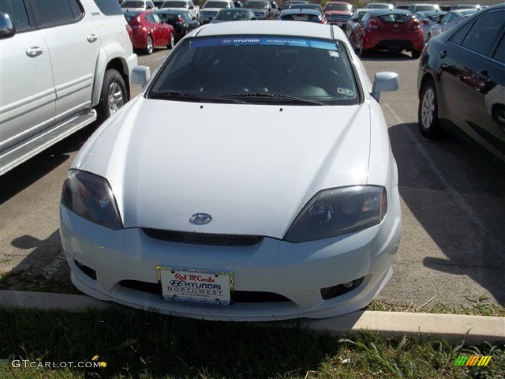 2006 Tiburon GT Limited - Alpine White / Black/Red photo #1