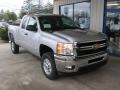 Silver Ice Metallic 2013 Chevrolet Silverado 2500HD LT Extended Cab 4x4
