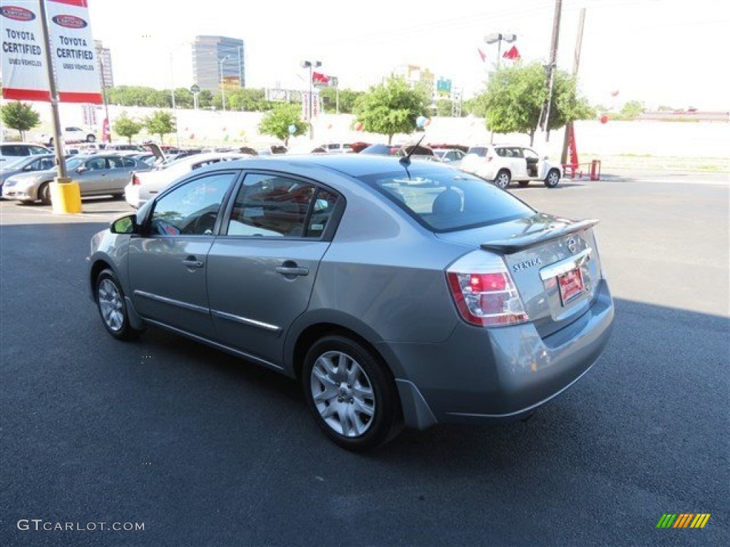 2012 Sentra 2.0 S - Magnetic Gray Metallic / Charcoal photo #5