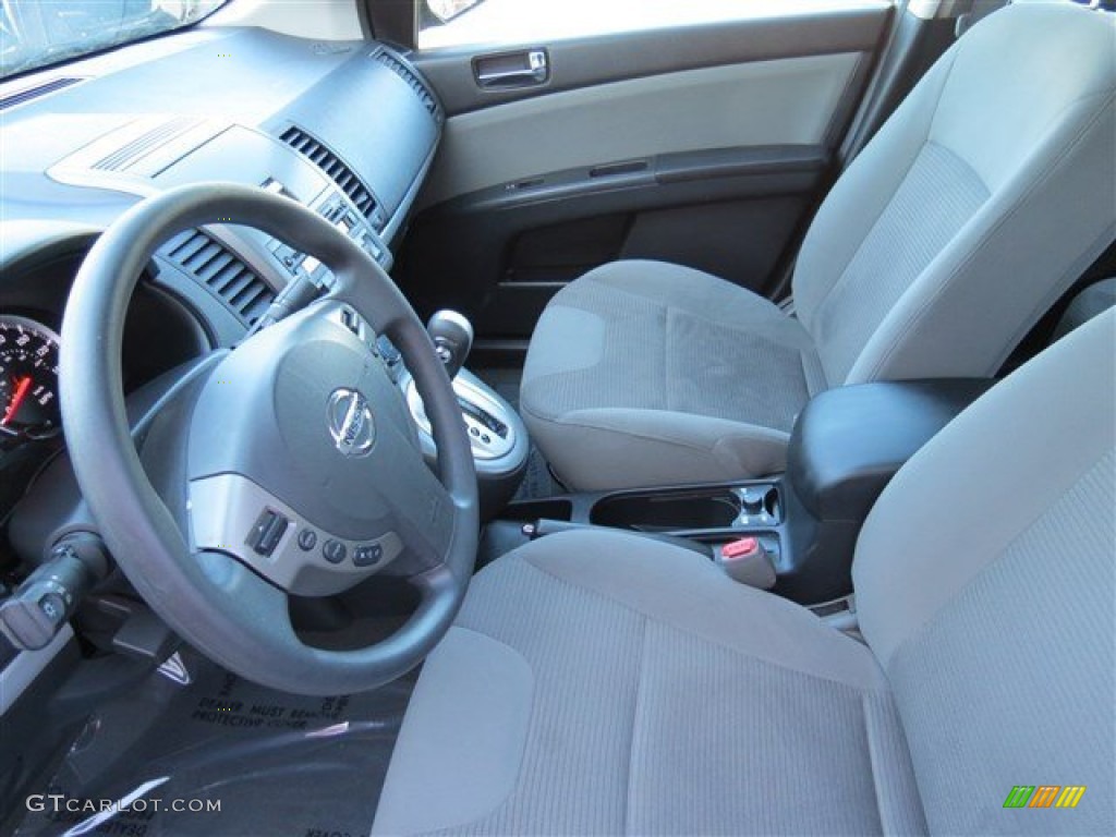 2012 Sentra 2.0 S - Magnetic Gray Metallic / Charcoal photo #11