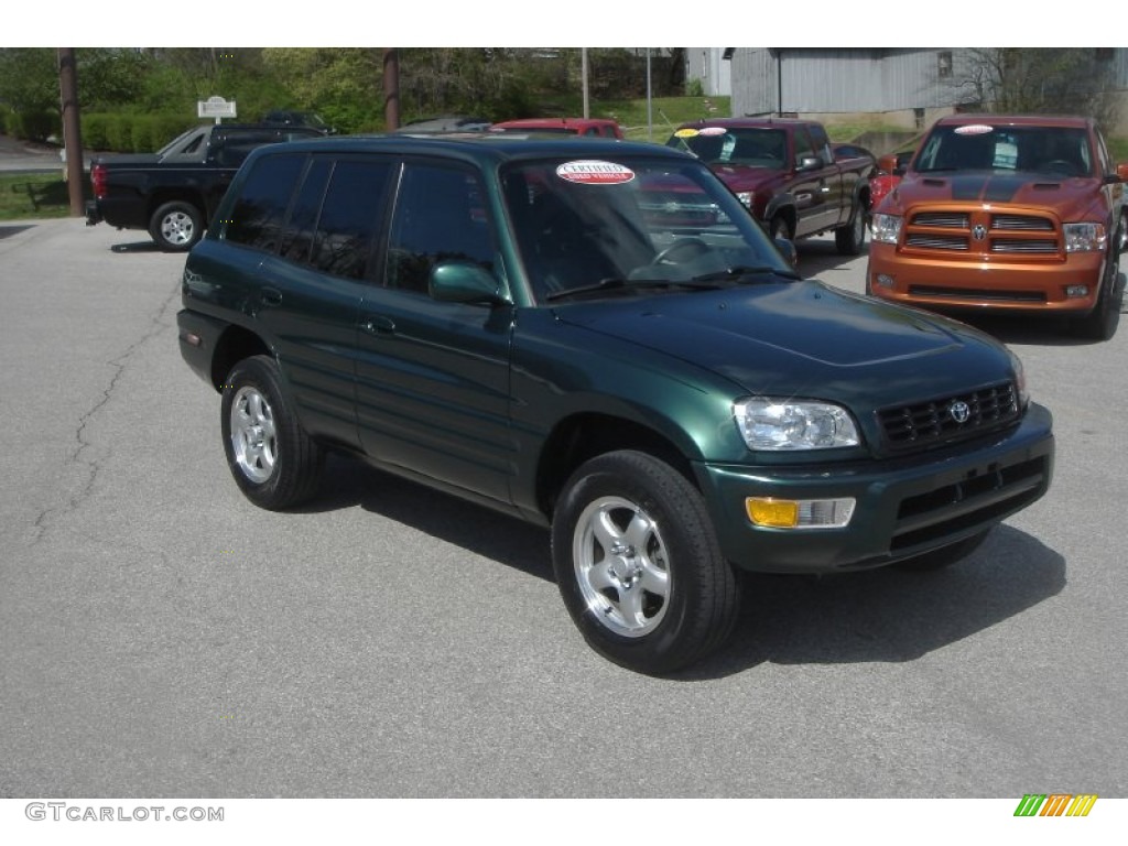 2000 RAV4 4WD - Deep Jewel Green / Light Charcoal photo #22