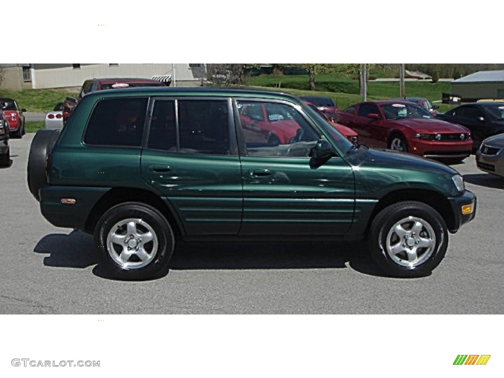 2000 RAV4 4WD - Deep Jewel Green / Light Charcoal photo #23