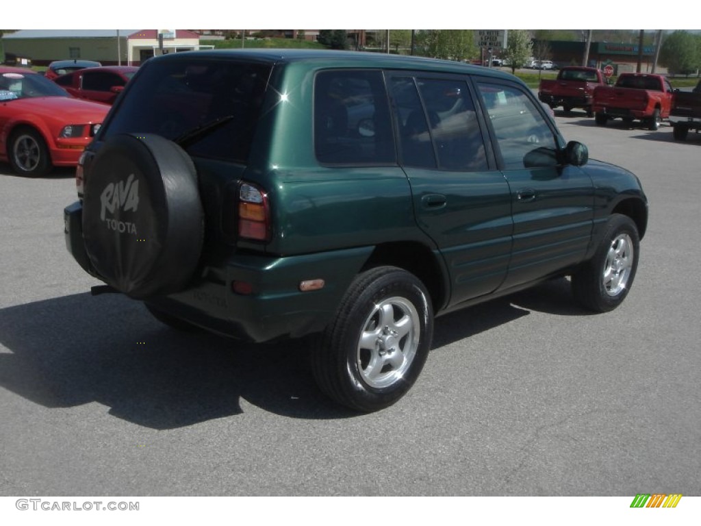 2000 RAV4 4WD - Deep Jewel Green / Light Charcoal photo #24