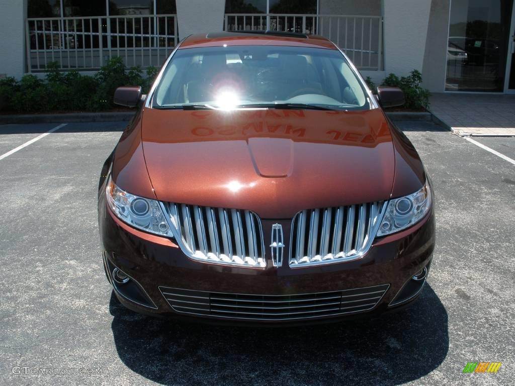 2009 MKS Sedan - Cinnamon Metallic / Light Camel photo #8