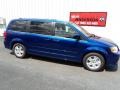 2013 Blue Streak Pearl Dodge Grand Caravan Crew  photo #2