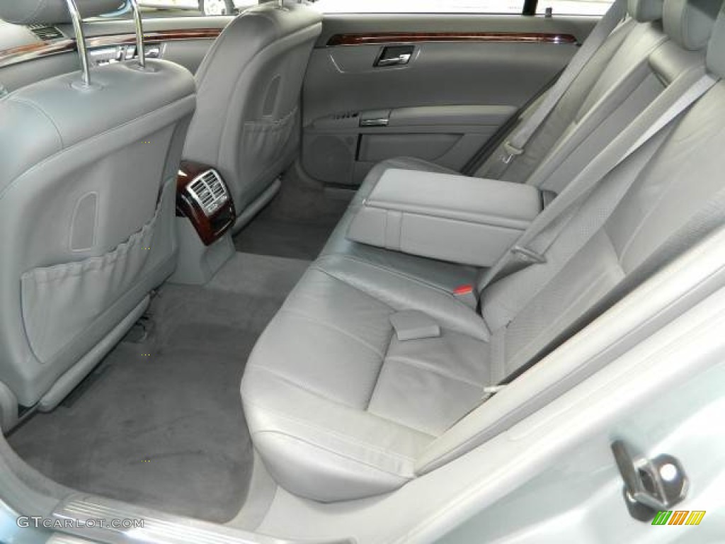 Grey/Dark Grey Interior 2008 Mercedes-Benz S 550 Sedan Photo #80064455
