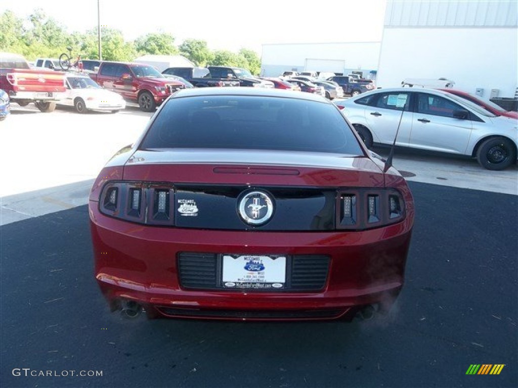 2014 Mustang V6 Coupe - Ruby Red / Charcoal Black photo #6